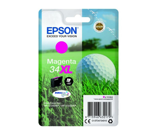 EPSON 34XLM Magenta 950str. C13T34734010 - 367031 - zdjęcie
